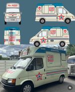 ICE CREAM VAN FORD TRANSIT 1988