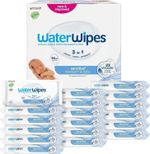 WaterWipes Plastic-Free Original Baby Wipes, 1080 Count 18 packs, 99.9% Water