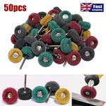 50Pcs Wheel Buffing Polishing Set For Dremel Rotary Tool Bits Accessories Kits
