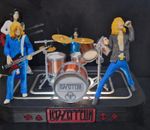 Led Zeppelin English rock band Full Set figures 125mm with Drums and night light