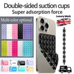 Double Side Silicon Suction Pad Mobile Phone Case Fixture Sticky Grip Band New