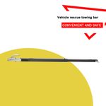 Recovery Tow Bar Tow Pole Emergency Breakdown Tow Bar Car Safety Tow Bar Steel