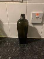 'J. Vandervalk & Co, Rotterdam', Cased Gin Bottle,  Dutch, Applied Top, Large