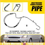 High Pressure Power Steering Pipe Including One Nut Fits Ford Fiesta 2002-2008