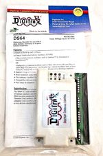 ⭐NEW Digitrax DS64 Stationary Decoder for use with 4 slow motion etc Points OO/N