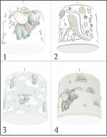 DISNEY'S DUMBO Nursery Ceiling Light Shade in 4 DESIGNS ,  FREE P&P,  REUSABLE