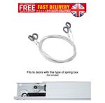 Garador Garage Door Cables Tension Lift Wires for SPRINGS BOX ABOVE THE DOOR