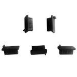 5x Dust Covers for AV Ports of Computer/ Phone/ TV HDMI RJ45 USB