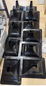 10x Trex RainEscape Down Spout for Deck Drainage System - BLACK