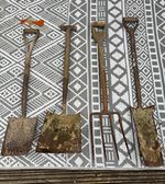 Vintage Bulldog Spade Garden Tools T Handle Spade Digging Fork Drainage Spade