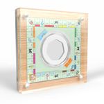 Ninety Years of MONOPOLY 50p Coin Display Acrylic Holder