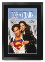 Lois & Clark The New Adventures of Superman (1993) Dean Cain Signed Poster Fan