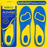New SCHOLL GelActiv Work Professional Insoles Boot Shoe Comfort Pads Small Large