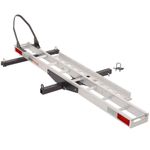 Black Widow Aluminum Dirt Bike Carrier with Wheel Chock – 400 lb. Capacity