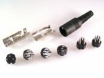 Din Audio Plug Connector 3 4 5 6 7 or 8 Pin 4 Part Easy Self Assembly EB46
