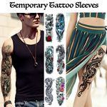 Temporary Tattoo Sleeves - Full Arm Sleeve Waterproof Body Art