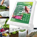 2m Wide Garden Frost Fleece | Horticultural Winter Plant protection | 5m-250m