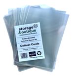 CABINET CARD Protective Sleeves ARCHIVE STANDARD Acid Free 113 x 169 mm, 50