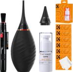 K&F CONCEPT 10-in-1 Camera Cleaning Kit with Lens Pen, Air Blower ,Cloth, Liquid