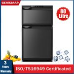 12/24v Campervan Compressor Fridge & Freezer, 80 Litre, Cools to -20c, Low Power