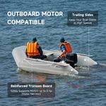 Inflatable Boat Raft for 2 Adults Kayak Fishing Playing on Rivers Lakes 2.3M