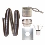 Flexible Flue Chimney Liner & Installation Kit 5 904 Grade Wood/Multifuel Stoves