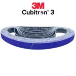 3M Cubitron 3 Sanding File Belt 1184F 10mm x 330mm P36+ P60+ P80+ 5 and 10 Belts