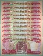 1000,000 IQD Iraqi Dinar( 40 notes)  Uncirculated UNC FREE NEXT DAY DELIVERY