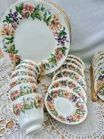 Vintage Paragon Country Lane dinner set For 6 with tea cups Vintage from 1950s
