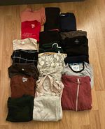 Mens Clothing Bundle Size L x21 Tops Shirts Trousers Job Lot