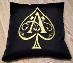 Armand De Brignac Champagne Cushion x 1 EMBROIDERED LOGOS Still in polybag
