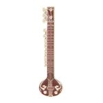 Indian Sitar Musical Instrument Badge