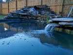 Cornish slate waterfall pond slab stones, FISH FRIENDLY