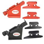 Archery Arrow Fletching Jig Set 2 Clamp Straight Helical Feather Vanes DIY Tool