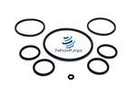 AQUALISA O RING SEAL KIT- BLACK & ORANGE A2 QUARTZ SHOWER PUMP SEALS (PUMPED)