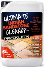 ProKleen Ultimate Indian Sandstone Cleaner Removes Black Spot Dirt Path Patio 5L