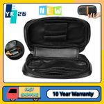 Soft Leather Tobacco Smoking Pipe Pouch Case Bag Holds 2 Pipes & Tobacco Pouch