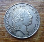 1814 Silver Bank Token. Eighteen Pence, 1 Shilling and 6 Pence. King George III