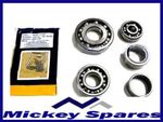 BEARING SET FIT FOR VESPA PX 125-200 ALT HIGH QUALITY SKF- NRB