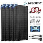 100W 120W 170W 200W 300W Solar Panel Kit 12V Mono RV Campervan Caravans Boat Van