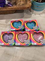 NeeDoh Good Vibes Only Heart, NeeDoh Heart AUTHENTIC. 5 count