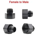 2PCS AN20 AN16 AN12 Female to AN10 AN8 AN6 AN4 AN3 Male Reducer Adaptor Fitting