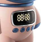 (Pink)The Astronaut Speaker AI Intelligent Voice Speaker Clock Smal EC