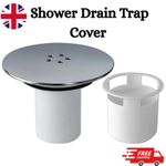 Shower Drain Trap Cover Shower Plughole Cover 115mm Plug Drain Replacement