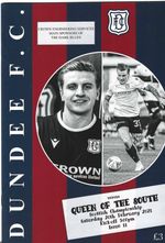 DUNDEE FC V QUEEN OF THE SOUTH 20/2/2021 Scottish League PROGRAMME