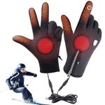 Waterproof USB Heated Gloves Reusable Touchscreen Gloves  for Winter