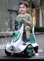 Turbo Kids 6V Electric Ride-On Special Bubble Blower Car Lights Music Remote