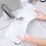 Silicone Faucet Mat Splash Guard Drip Catcher Sink Countertop Protector 36x15cm