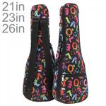 21'' 23'' 26 Inch Ukulele Bag Portable 5mm Padded Soft Case Shoulder Backpack