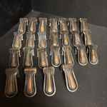 Vintage Metal Stair Clips Grips Copper Wash Clippers Job Lot Of 25